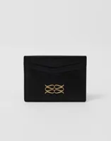 Malina - Svart - Monogram Leather Card Holder