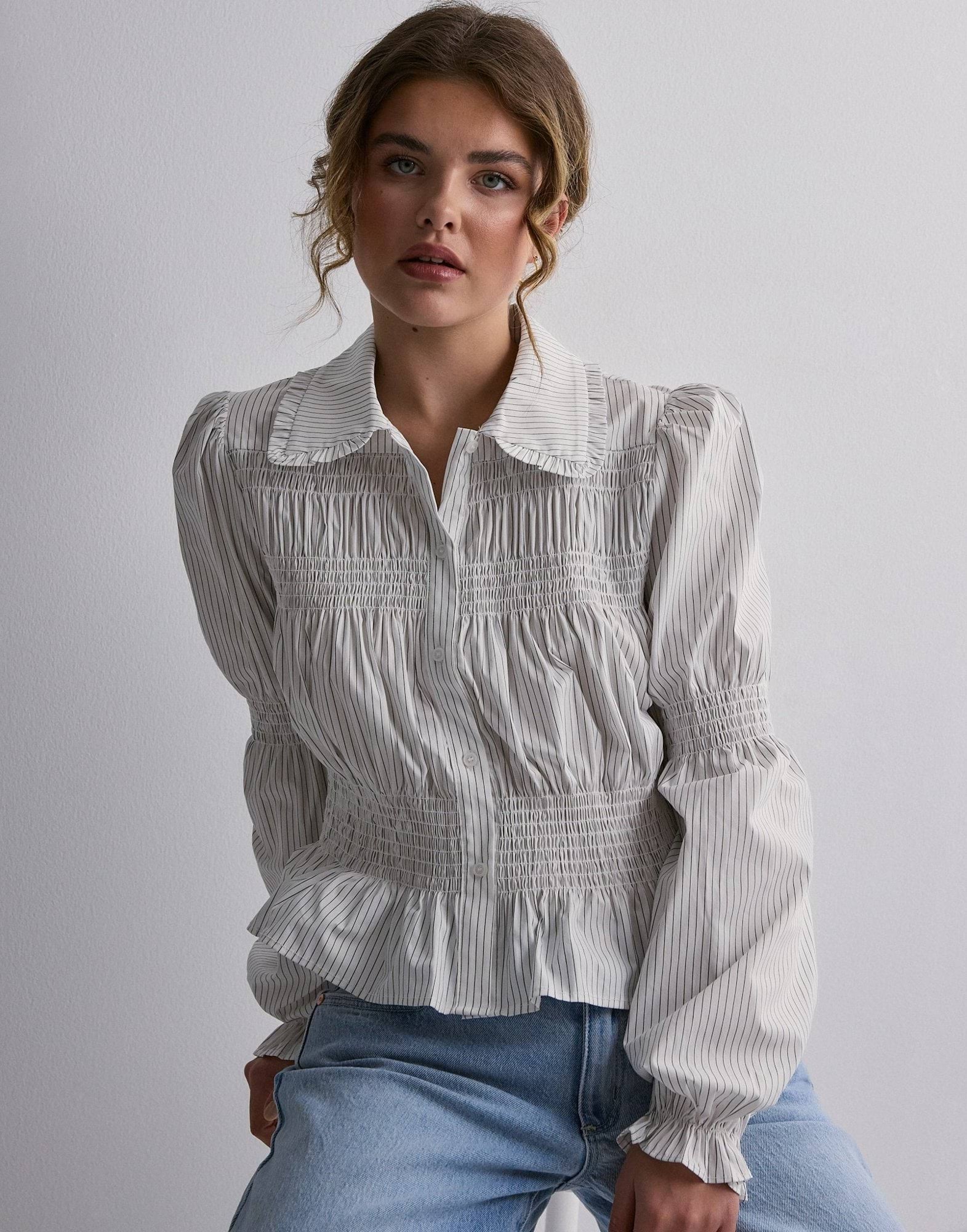 Kella Stripe Smock Shirt