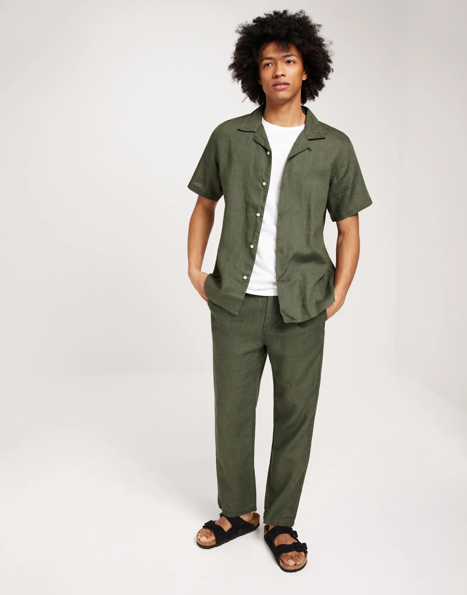 Loose linen pant - GOTS/Vegan