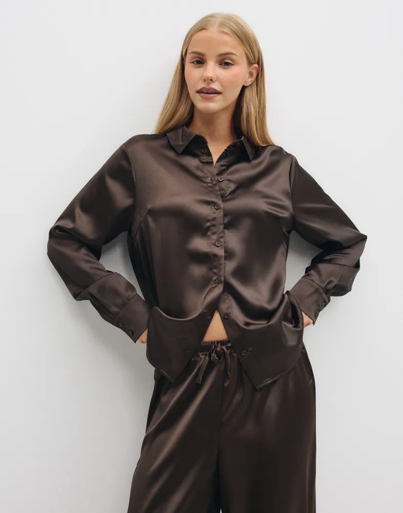 Pcevy Ls Shirt Wvn Bc