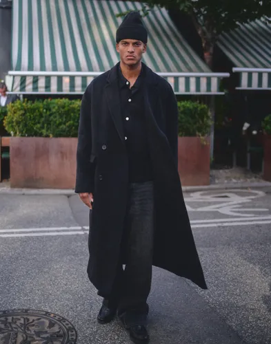Que Sera Sera Owen Oversize Wool Coat Rockar Svart