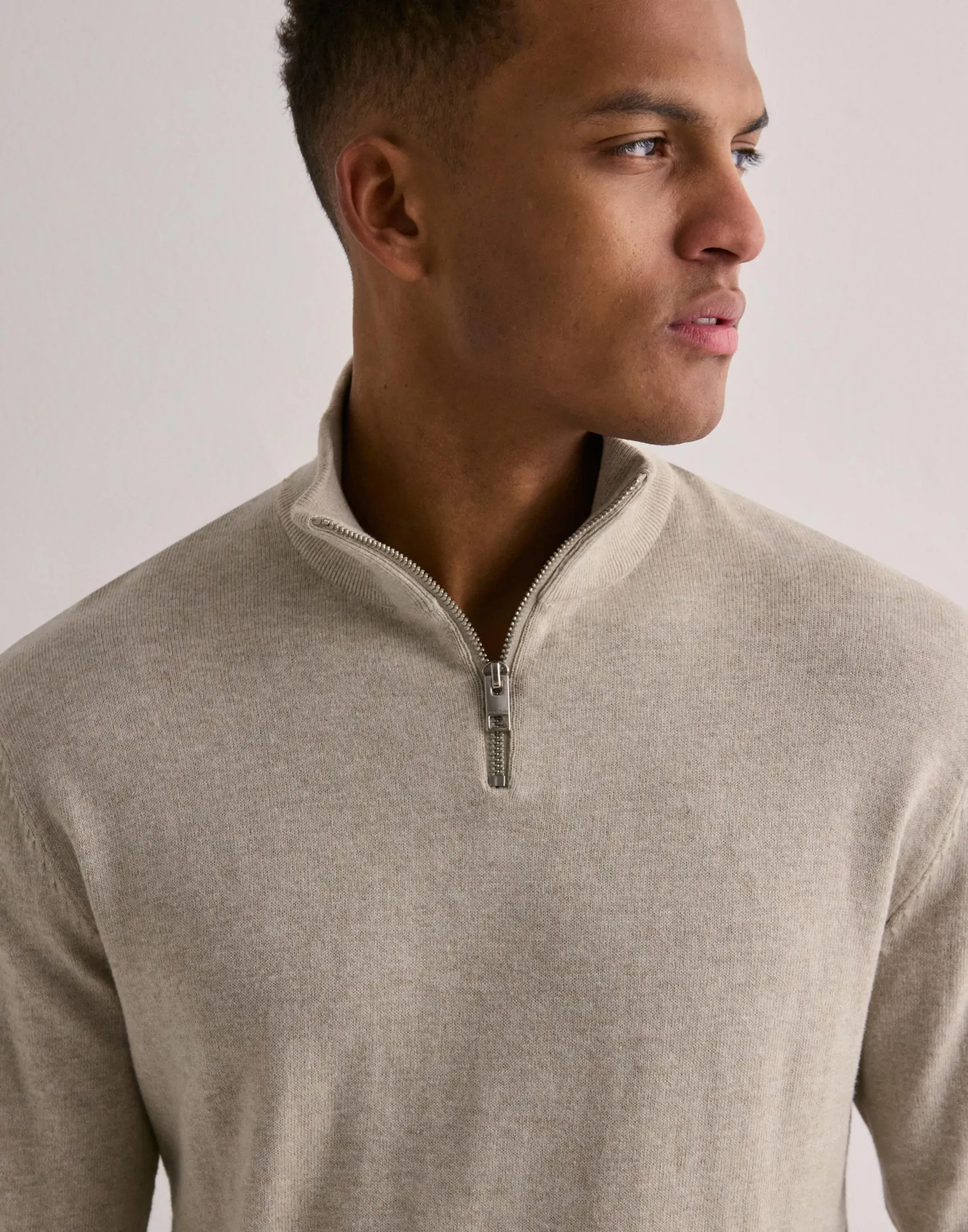 JJEEMIL KNIT HALF ZIP NOOS