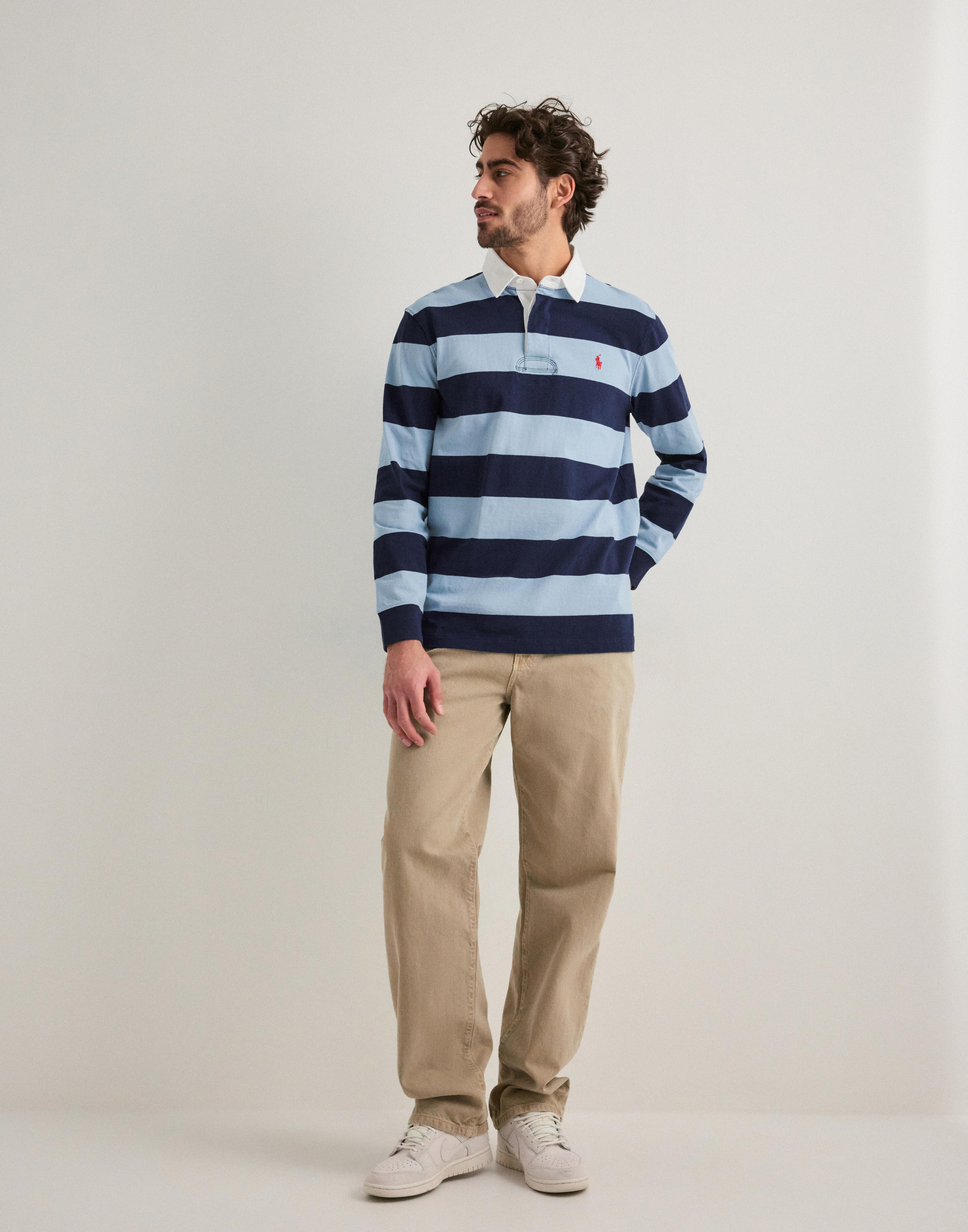 Stylish long sleeved polo shirt for men | NLYMAN