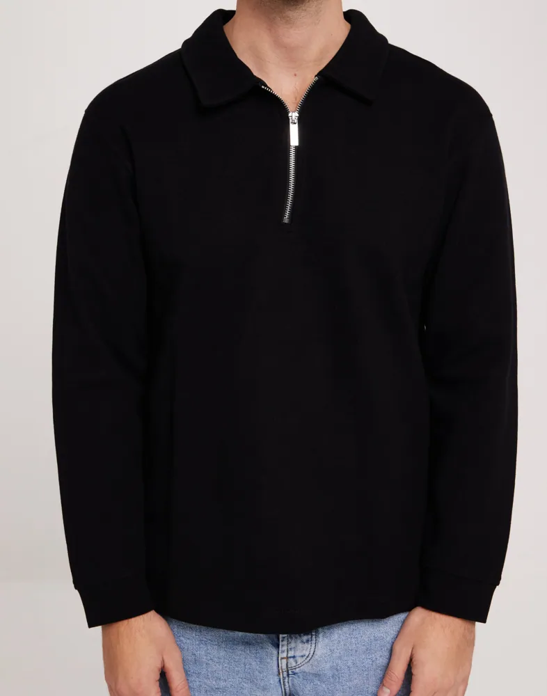 SLHRELAXDAP ZIP LS POLO