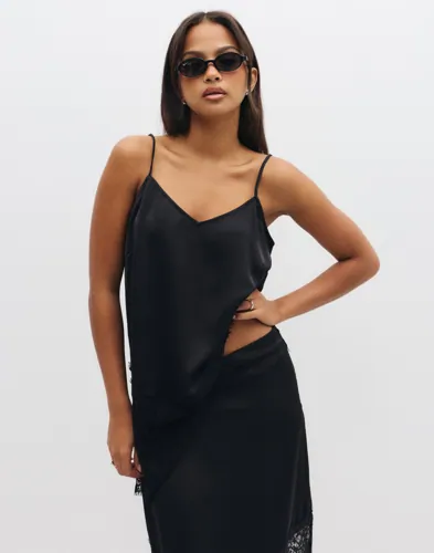 Vmollie Lace Long Singlet Top Wvn