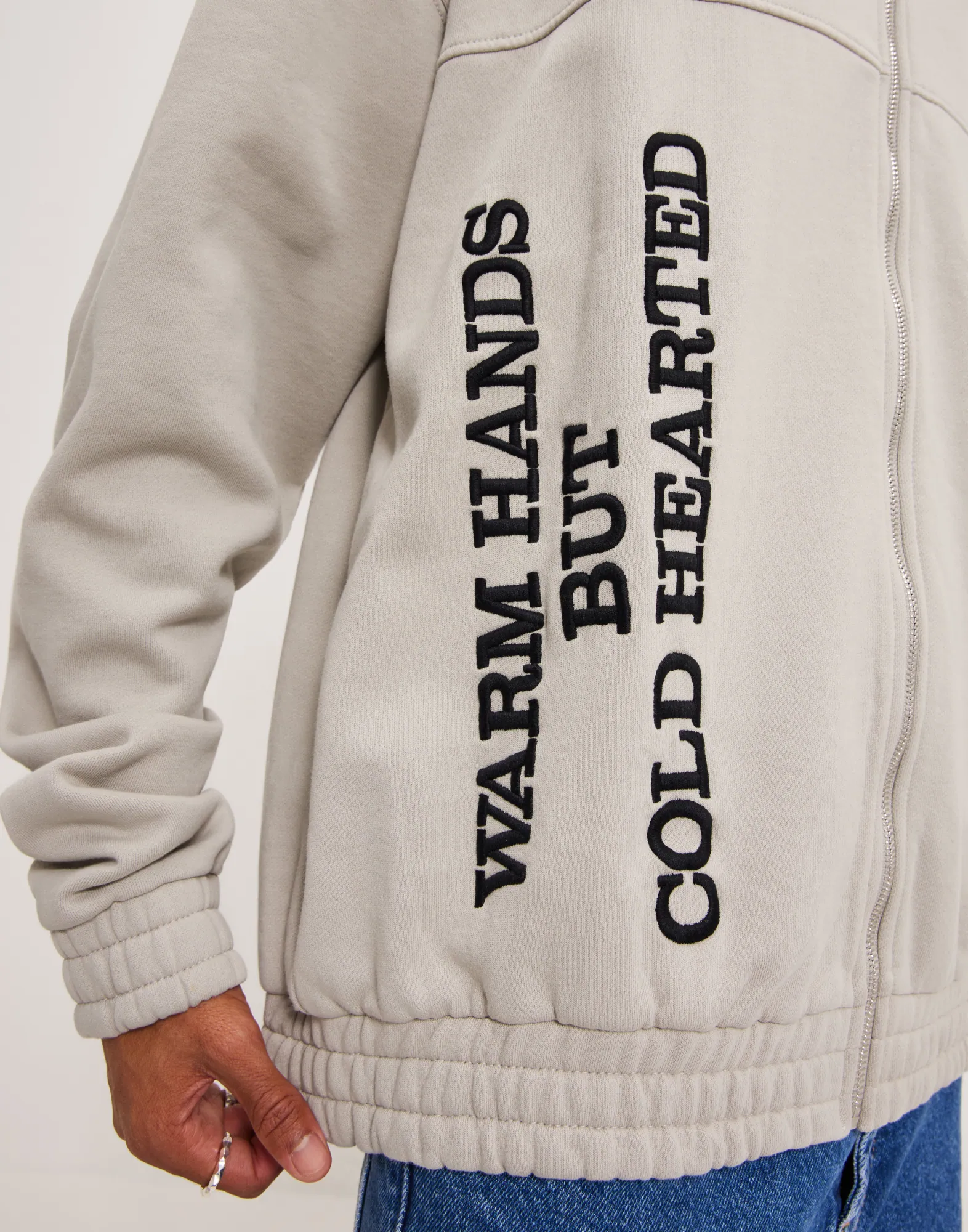 Oshwa Oversized Sweat Jacket