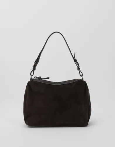 BECKSÖNDERGAARD - Brun - Suede Ginni Medi Bag
