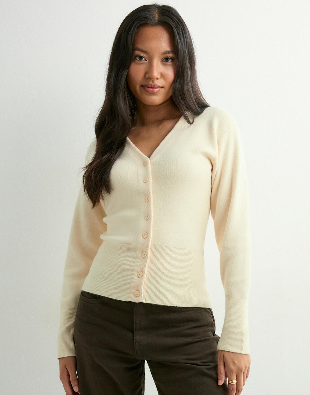 Damestrui met V-Hals Vero Moda Vmnewlexsun - Truien - Kleding - Dames