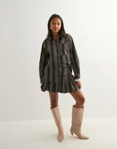PIECES Pcjamie Ls Loose Shirt Wvn D2D Pp skjortor dam – bild 3
