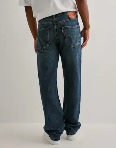 Blå Levi's 565 loose straight jeans i femficksmodell