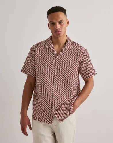 JACK & JONES Jormontauk Crochet Shirt Ss SA26 Ln Mönstrade skjortor herr – bild 2