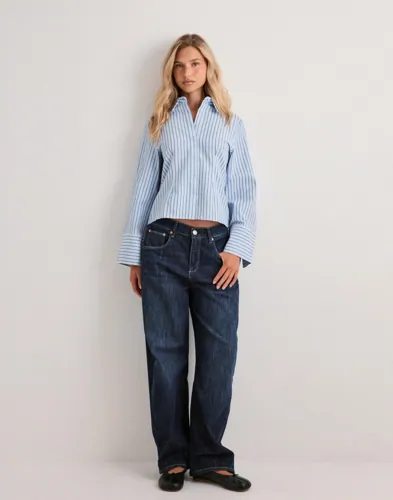 NEO NOIR Rosa Striped Crepe Shirt skjortor dam – bild 2