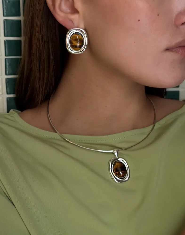Muli Collection Paloma Oval Earrings örhängen dam – bild 2