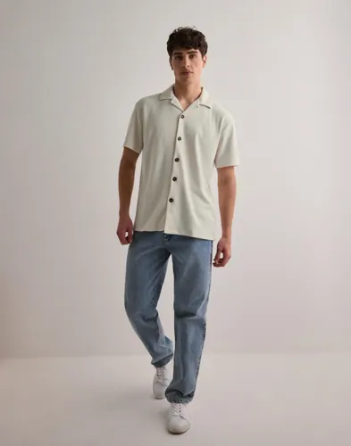 Selected Men Slhloose-Plisse Resort Ss Shirt Ex Kortärmade skjortor herr – bild 2
