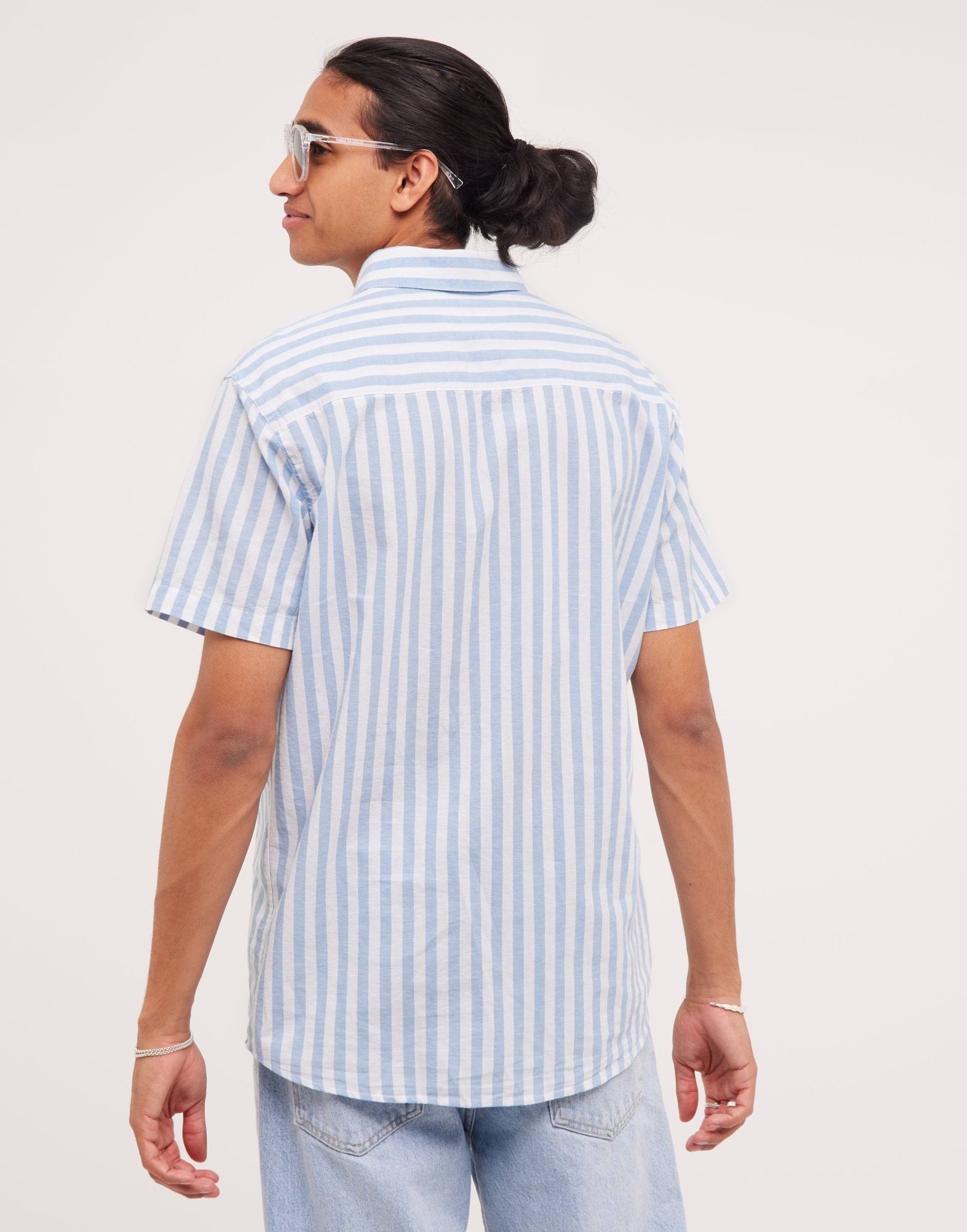 SLHREGNEW-LINEN SHIRT SS CLASSIC