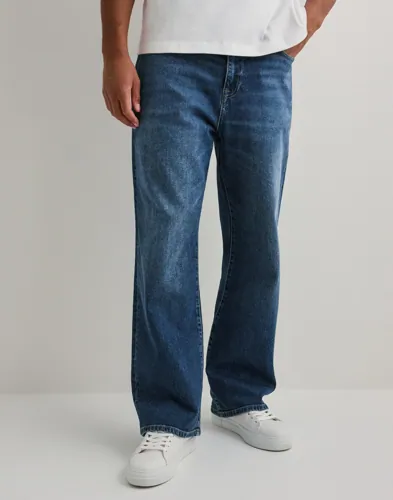 Que Sera Sera Luke Loose denim Loose fit jeans Blå