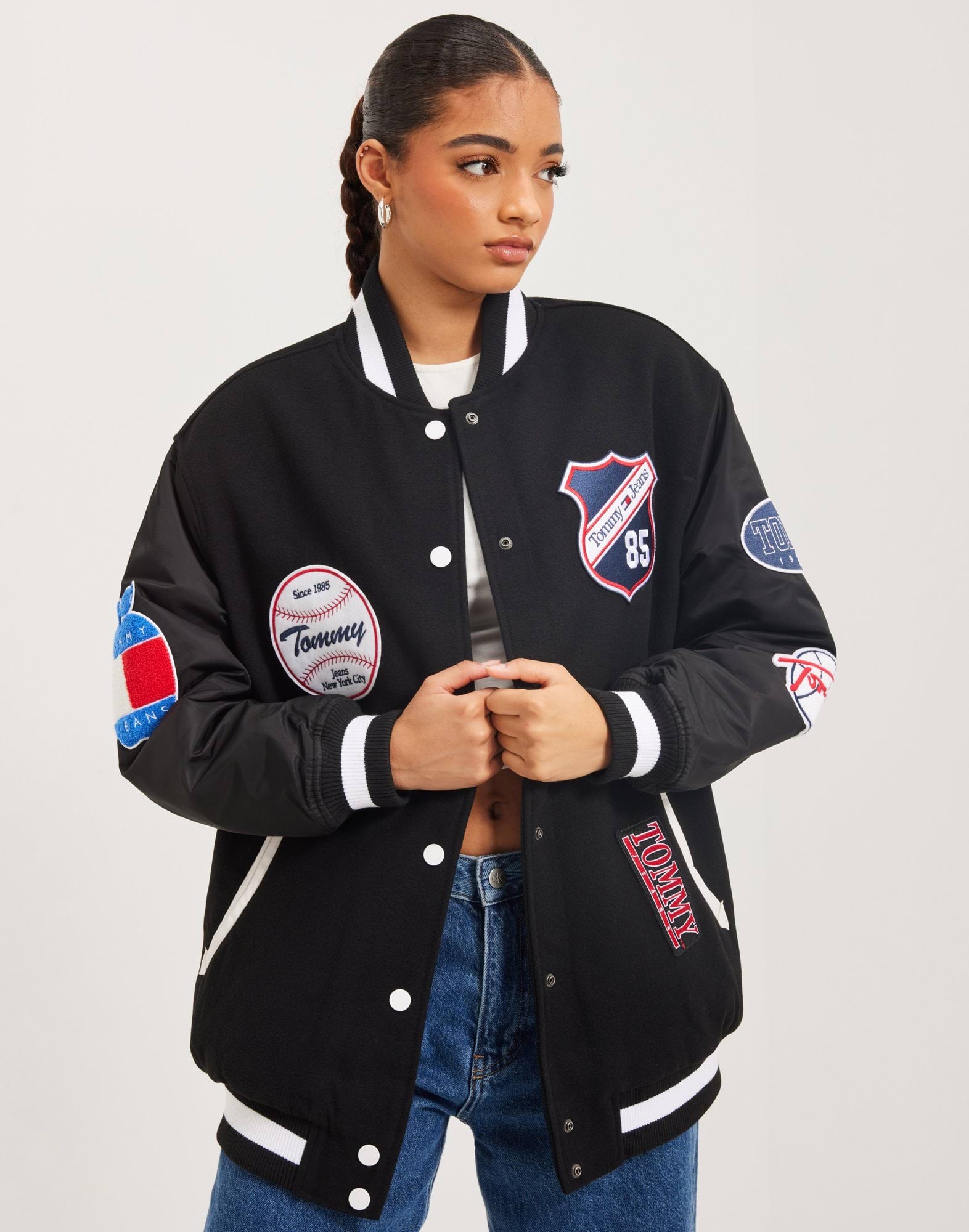 TJW OVERSIZED LETTERMAN JACKET