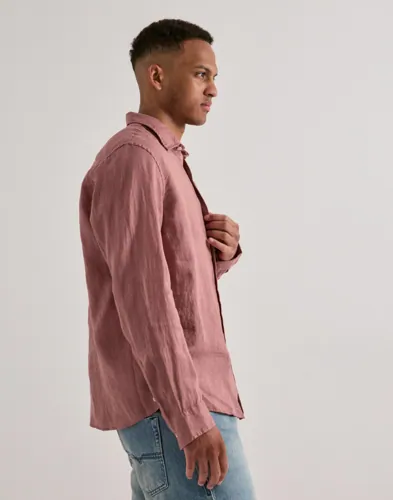 Selected Men Slhregkylian Linen Ls Shirt Linneskjortor herr – bild 2