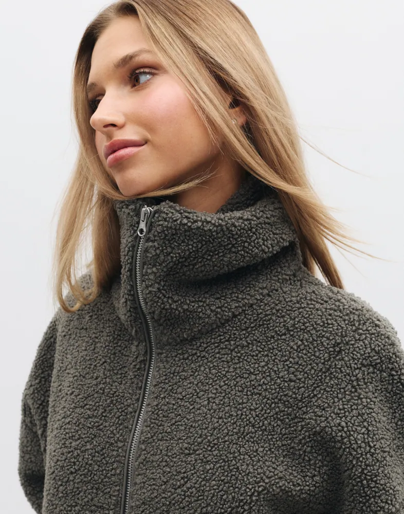 Aimn Pile Jacket jackor dam – bild 2