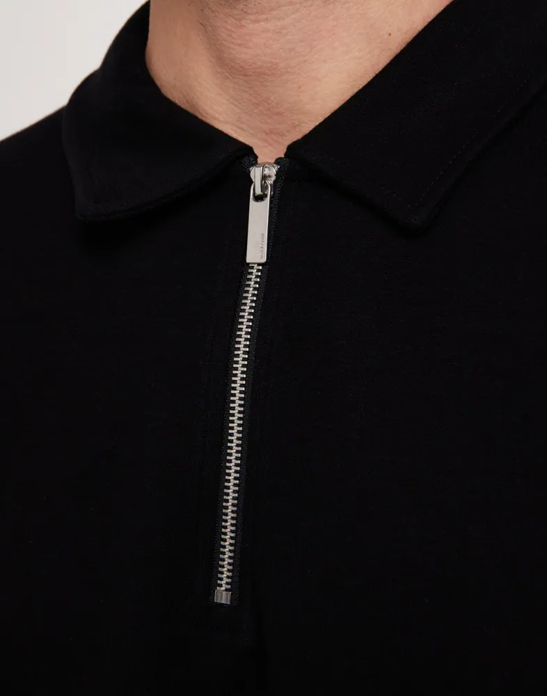 SLHRELAXDAP ZIP LS POLO