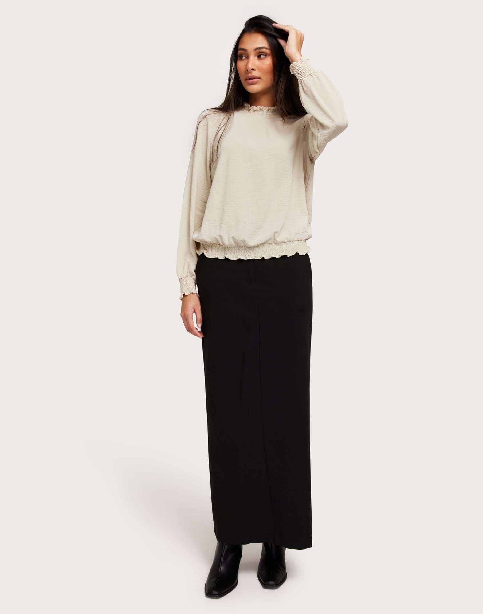 Pcvilde Ss Top Wvn Noos Bright White