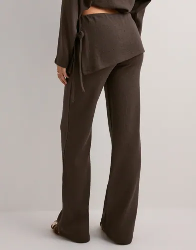 Nelly Effortless Knit Overlay Pants mjukisbyxor dam – bild 2