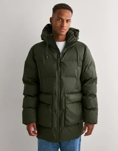 RAINS Alta Long Puffer Cargo Jacket W3T4 Puffer jackets vinterjackor herr – bild 2