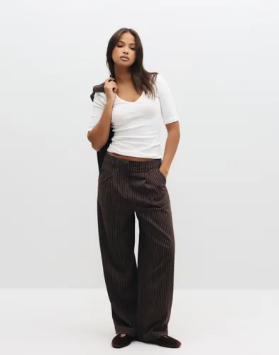 PIECES Pcanja Bosella Mw Barrel Pants Wvn chinos dam – bild 2