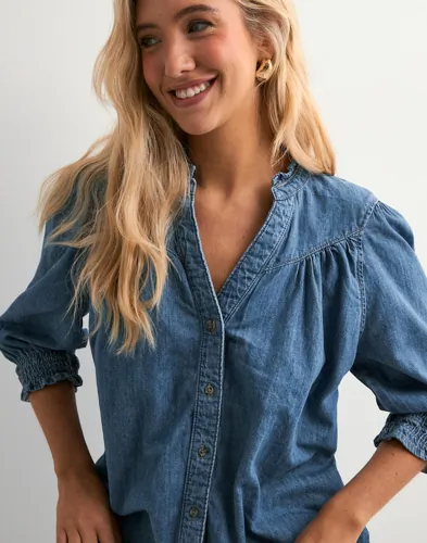 ONLY Onlraya 3/4 Shirt Dnm Akm Noos skjortor dam – bild 3