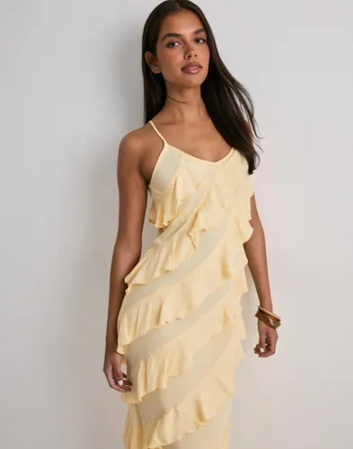 VERO MODA Vmicelyn Sl Ruffle Maxi Dress Exp maxiklänningar dam – bild 2