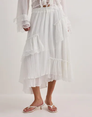 Vero Moda - Hvit - Vmfeline Nw 7/8 Skirt Exp