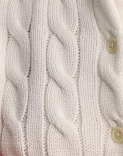 Polo Ralph Lauren - Hvid - Ss Cardi-Short Sleeve-Cardigan
