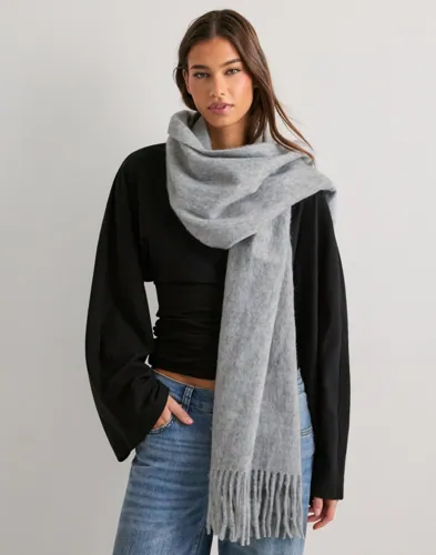 Pieces - Grå - Pcnaya Long Scarf Noos Bc