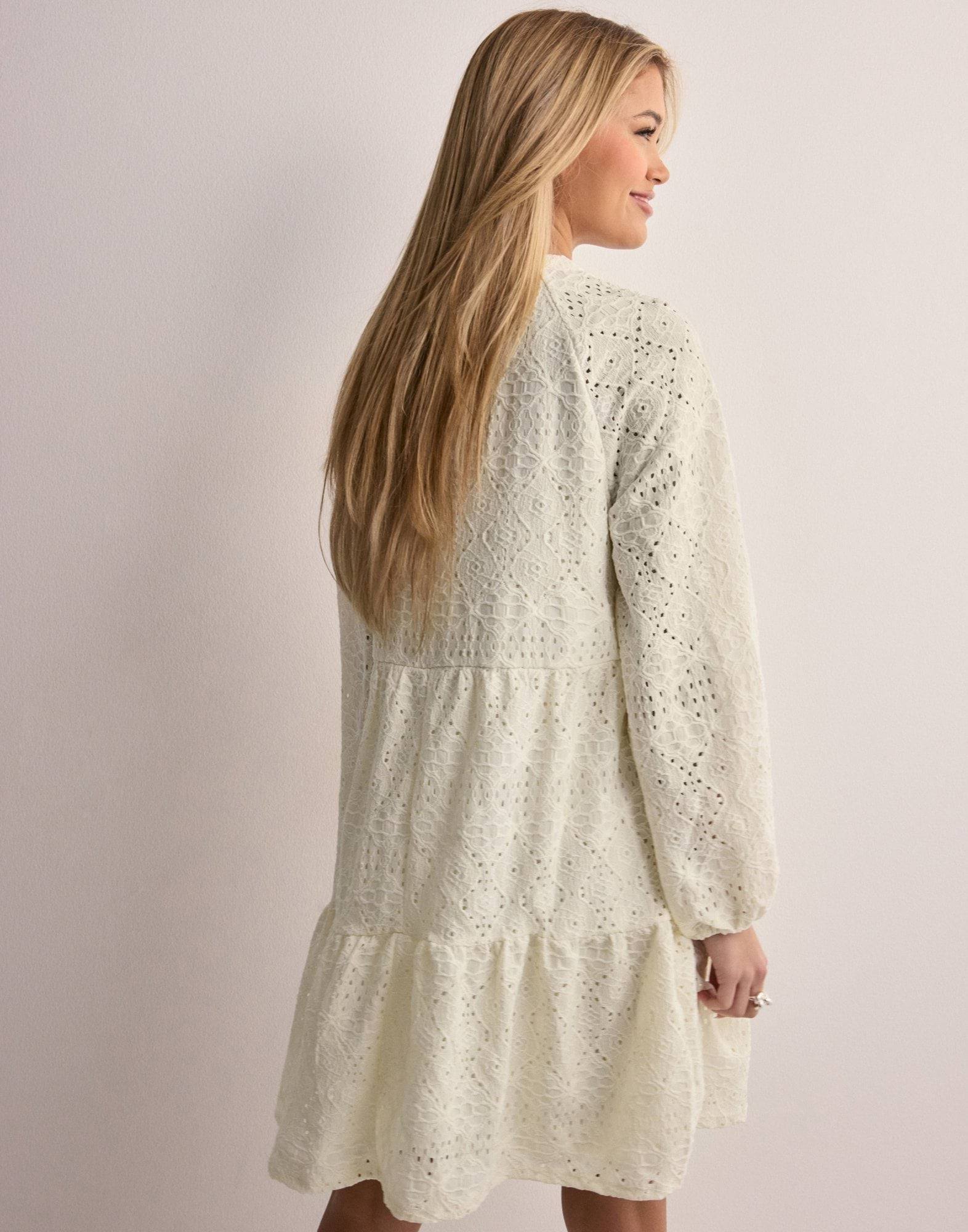 Vestito Donna OBJECT - Abito Lungo Oversize In Poliestere Riciclato Con Scollo A V E Maniche Lunghe