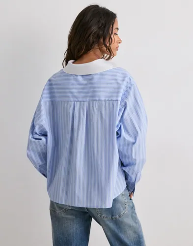 NEO NOIR Delfia Stripe Shirt skjortor dam – bild 2