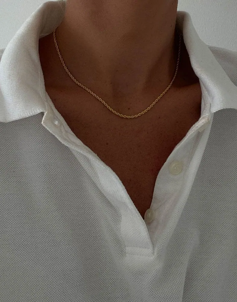 Thin Rope Chain Necklace