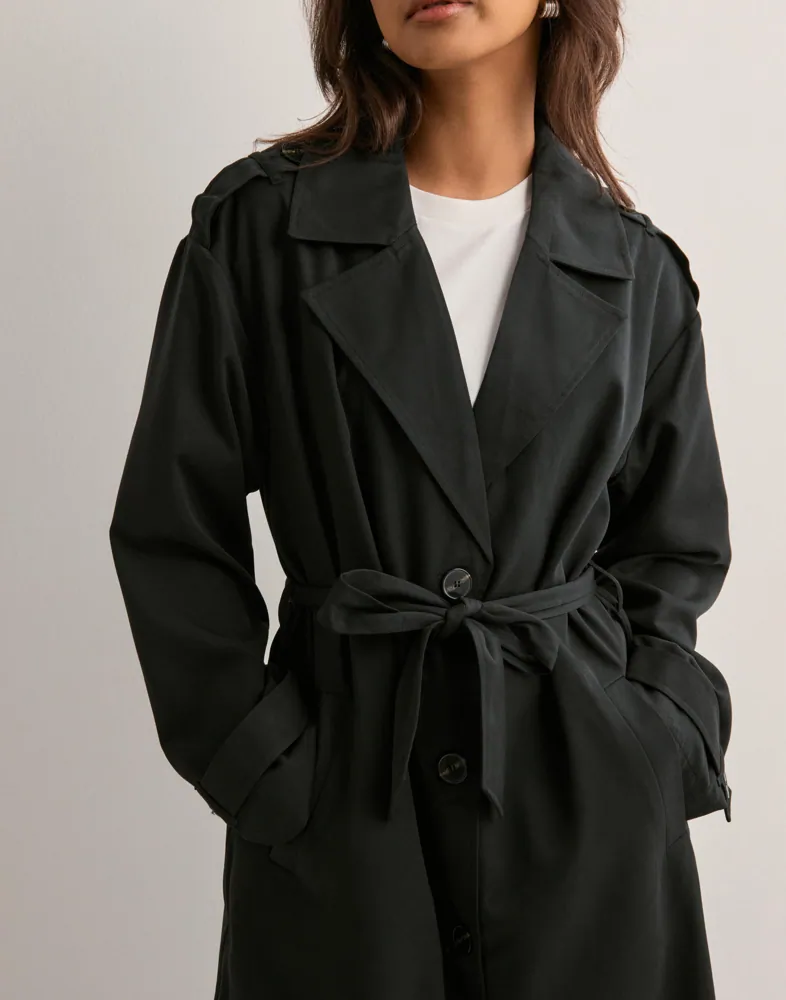 ONLY Onlline X-Long Trenchcoat kappor & rockar dam – bild 7