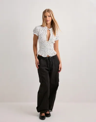 Nelly Cute Smock Blouse Top blusar dam – bild 2