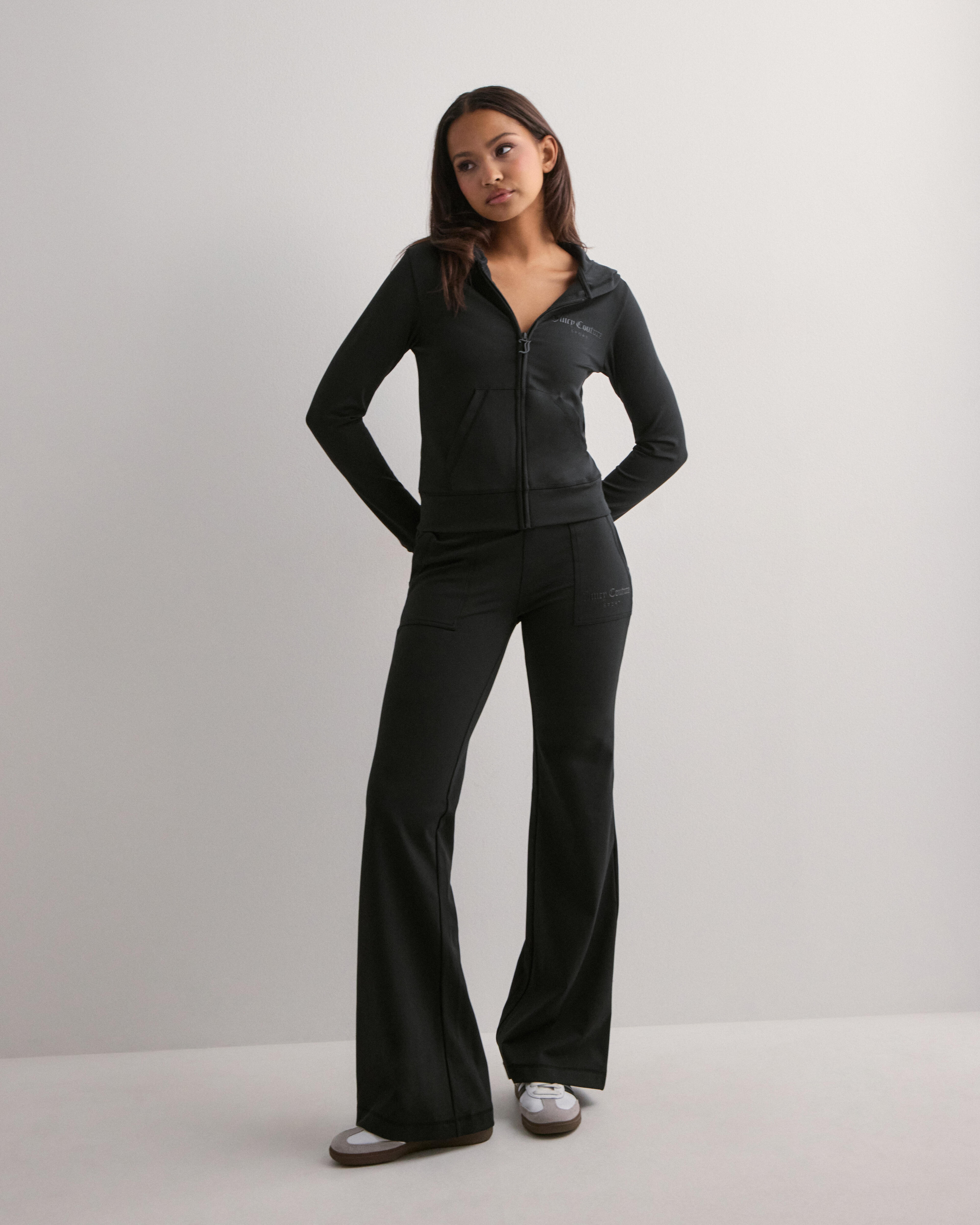 Buy Juicy Couture ACTIVEWEAR ENNISHOODIE - Black | Nelly.com