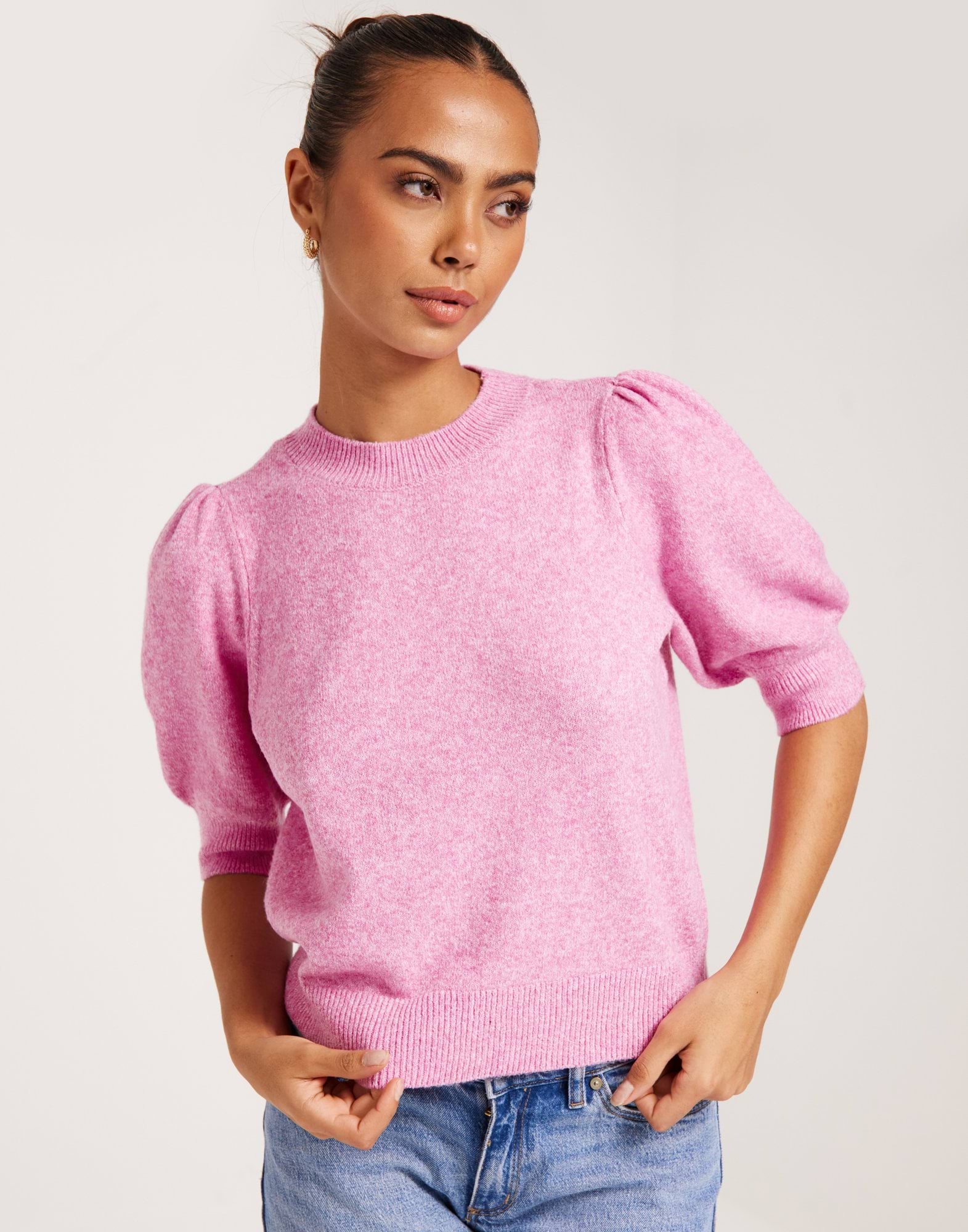 VMDOFFY 2/4 O-NECK PULLOVER  - Bonbon main image 0
