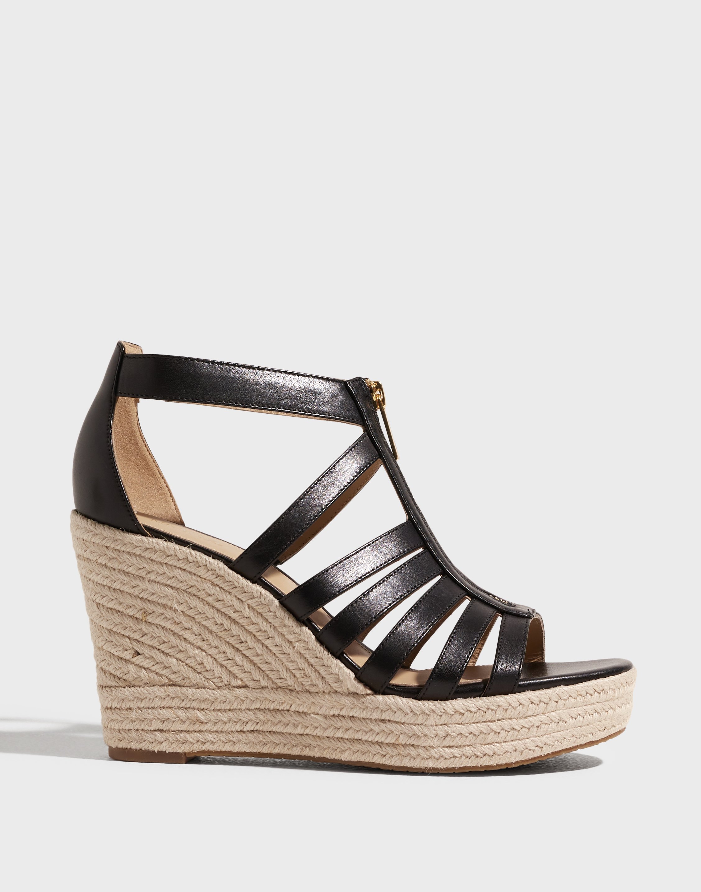 Michael kors black wedges online