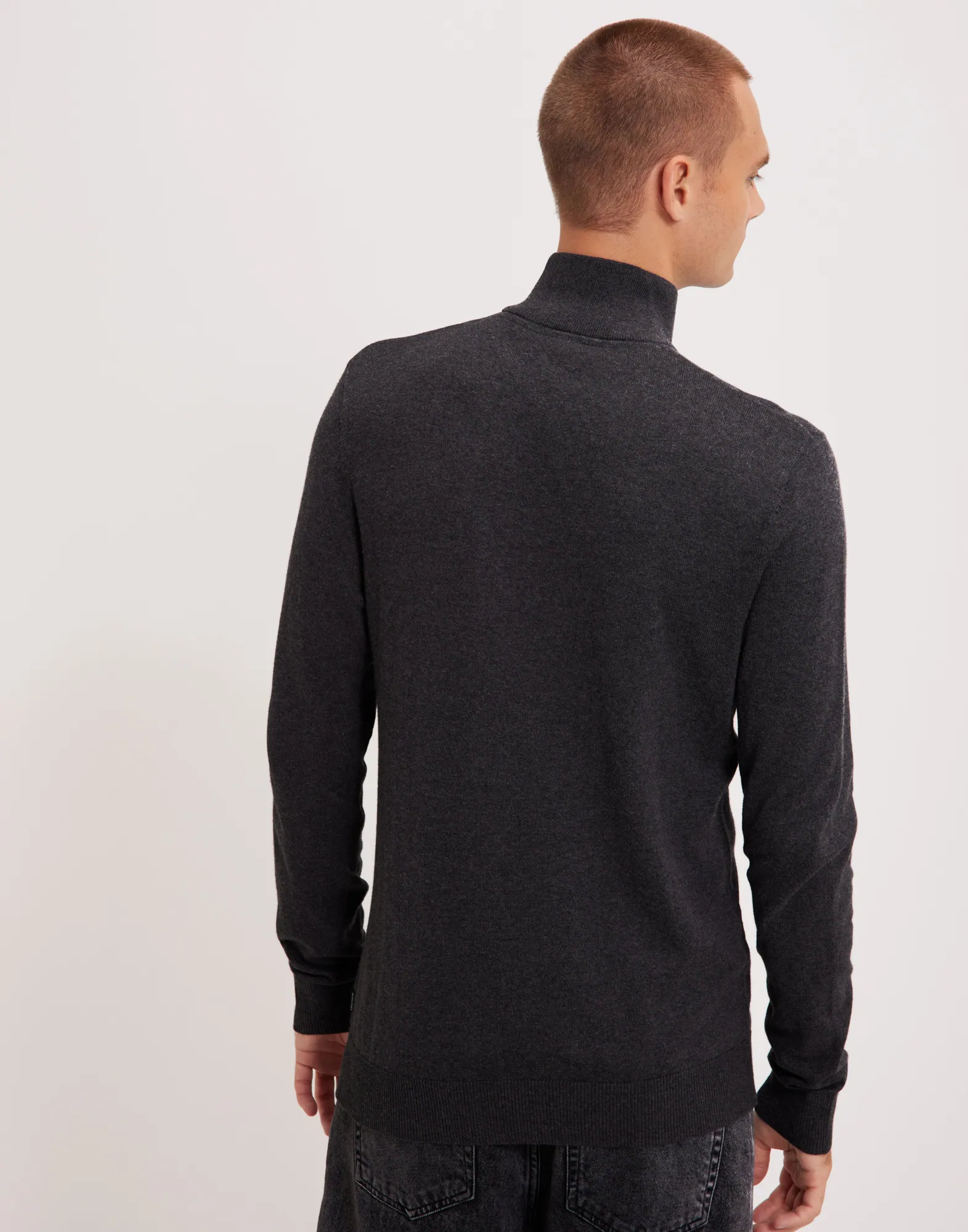 JJEEMIL KNIT HALF ZIP NOOS