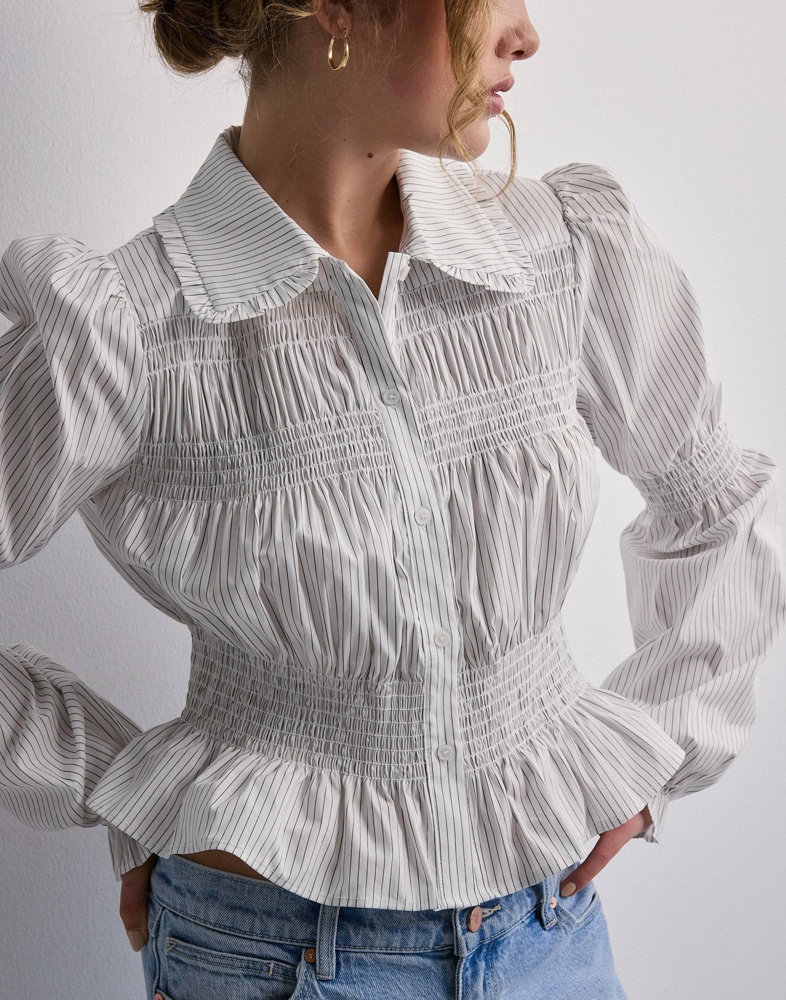 Kella Stripe Smock Shirt