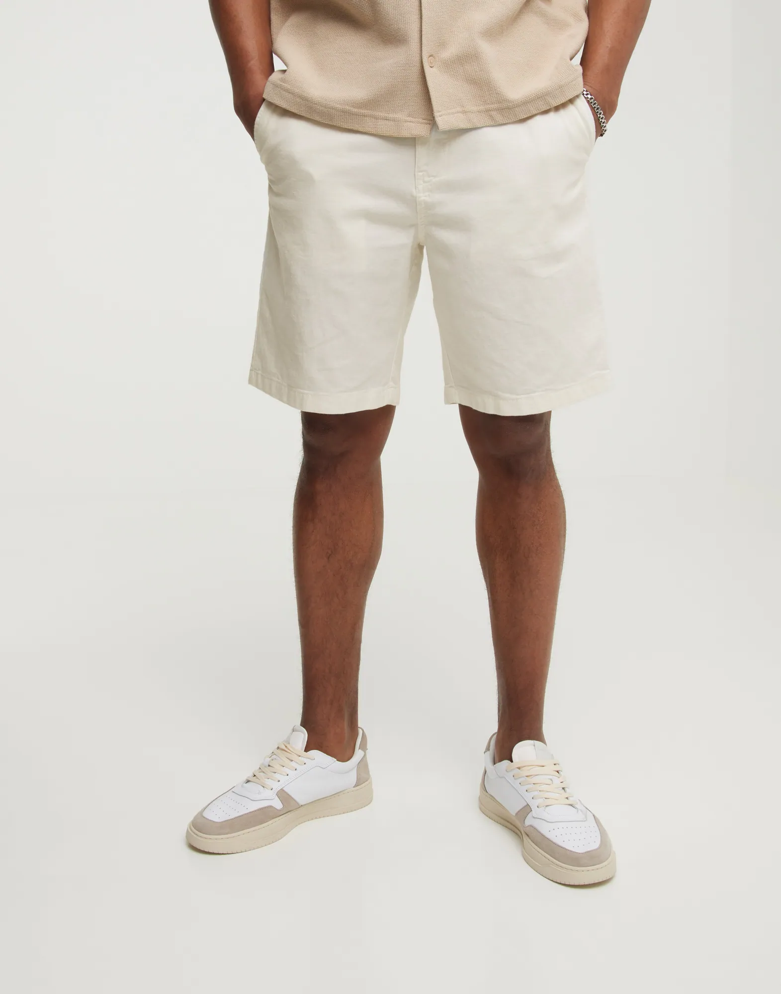 SLHCOMFORT-NEWTON LINEN SHORTS W