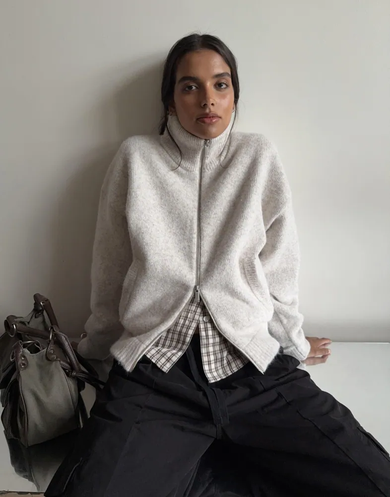 Knit Bomber Jacket