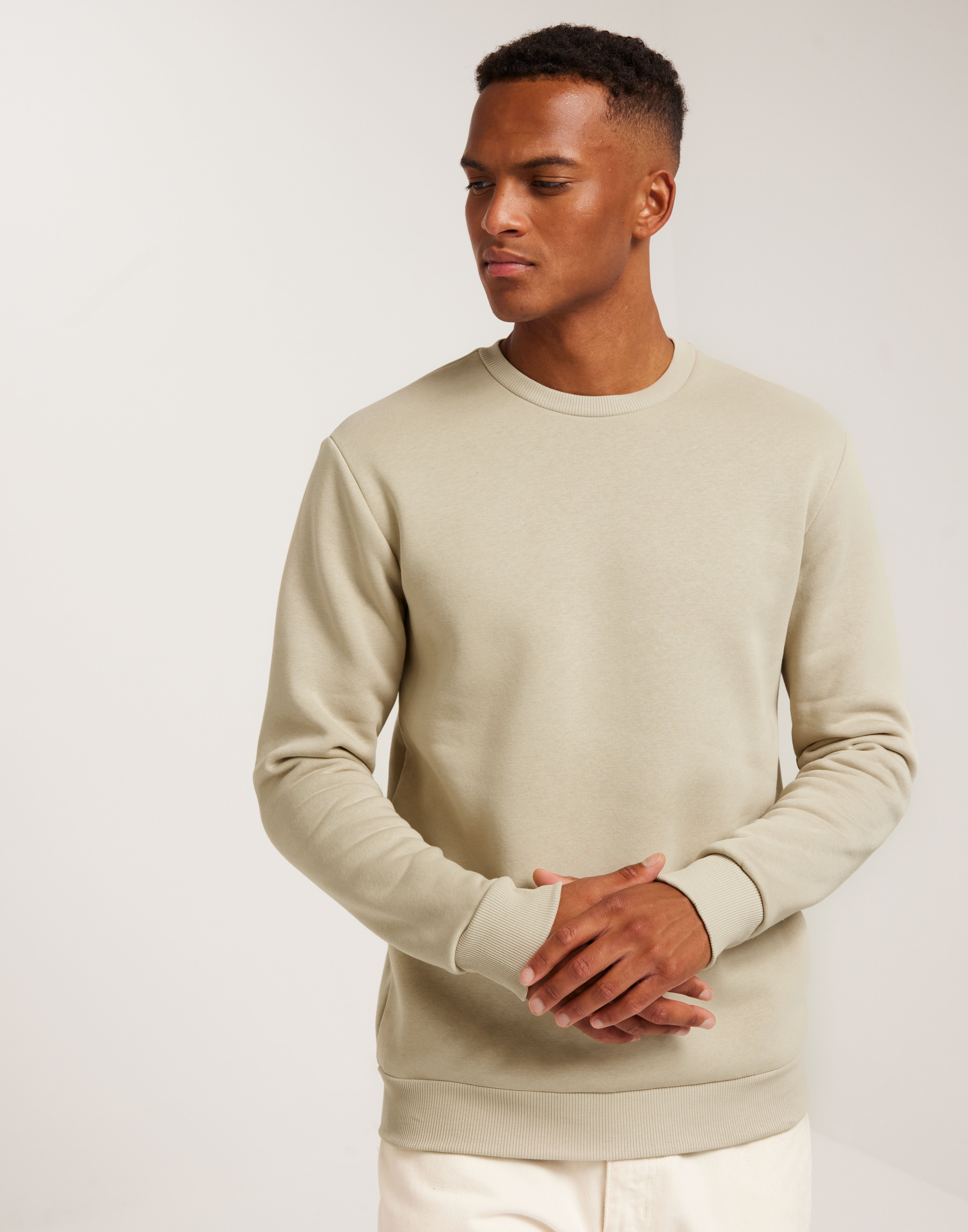 Only & Sons Onsceres Crew Neck Noos Sweatshirts Beige