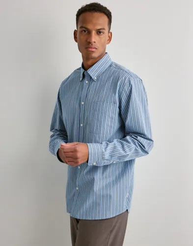 LES DEUX Kent Stripe Poplin Shirt Randiga skjortor herr – bild 2