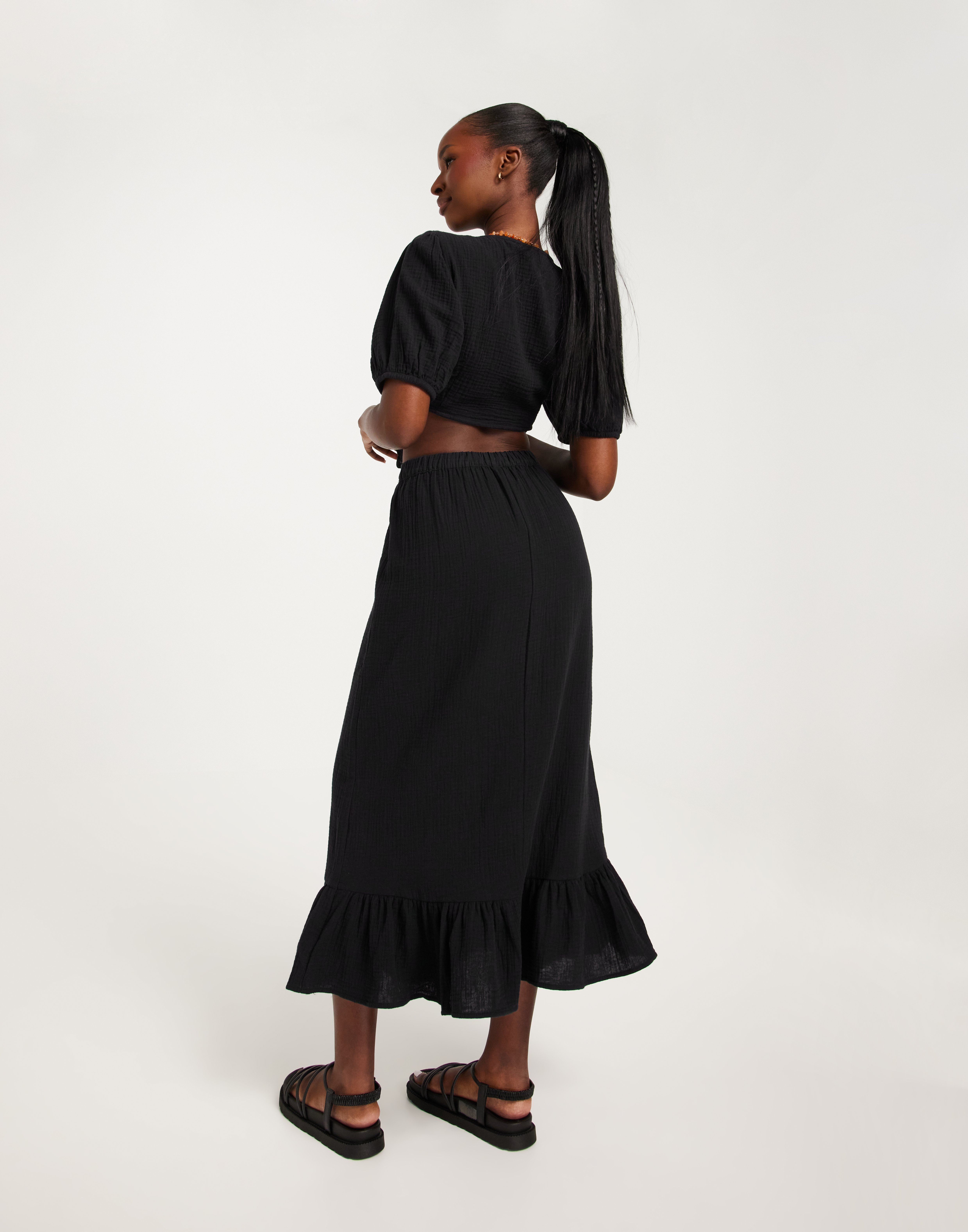 VERO MODA Blouse 'VMNatali Nia' in Lichtblauw | ABOUT YOU