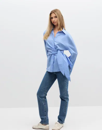 NEO NOIR Helisa Stripe Shirt skjortor dam – bild 2