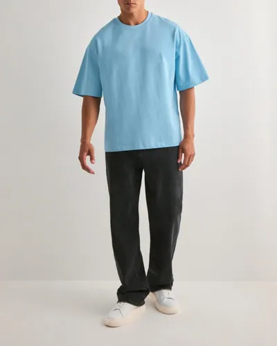Que Sera Sera Boxy Blank Tee Oversized t-shirts t-shirts - bas herr – bild 6